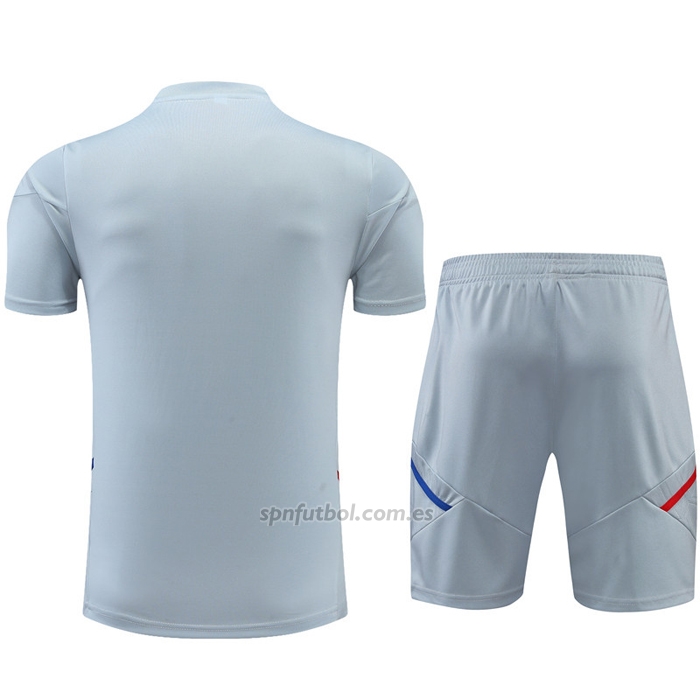 Chandal del Lyon Manga Corta 2022-2023 Gris - Pantalon Corto
